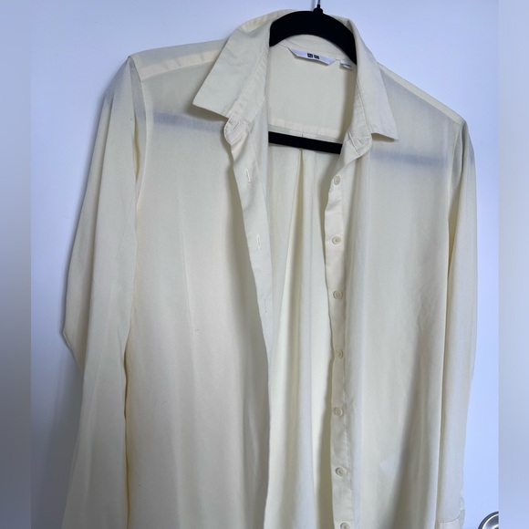 Chemise Uniqlo jaune - Picture 3 of 4